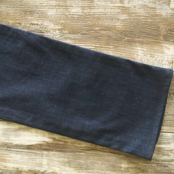 J Brand "Cigarette Leg" straight jeans style #814C032 pure darkwash 31x34.5L - Picture 5 of 13